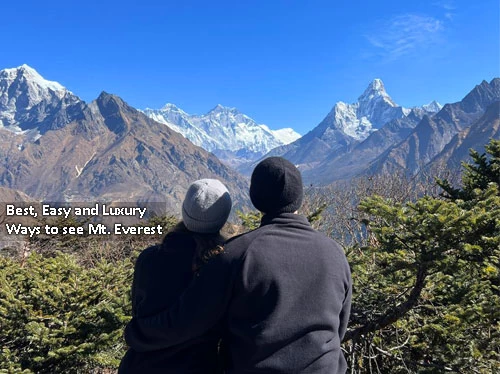 luxury way to see mt everest