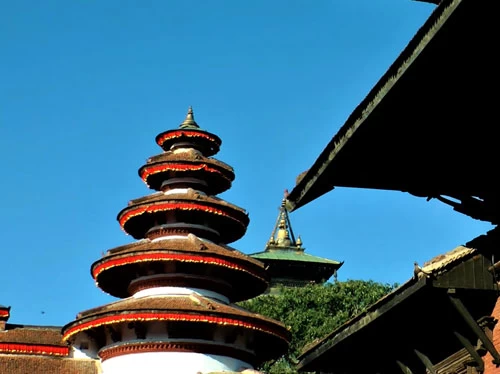 A beautiful multistory temple in Kathmandu durbar square in Kathmandu