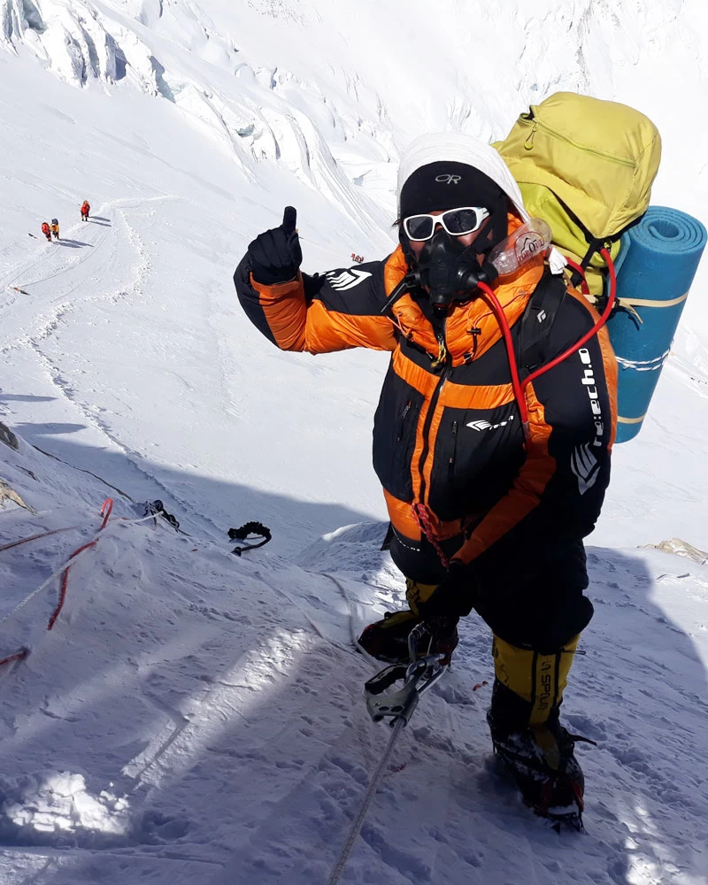 After the hardest climb
