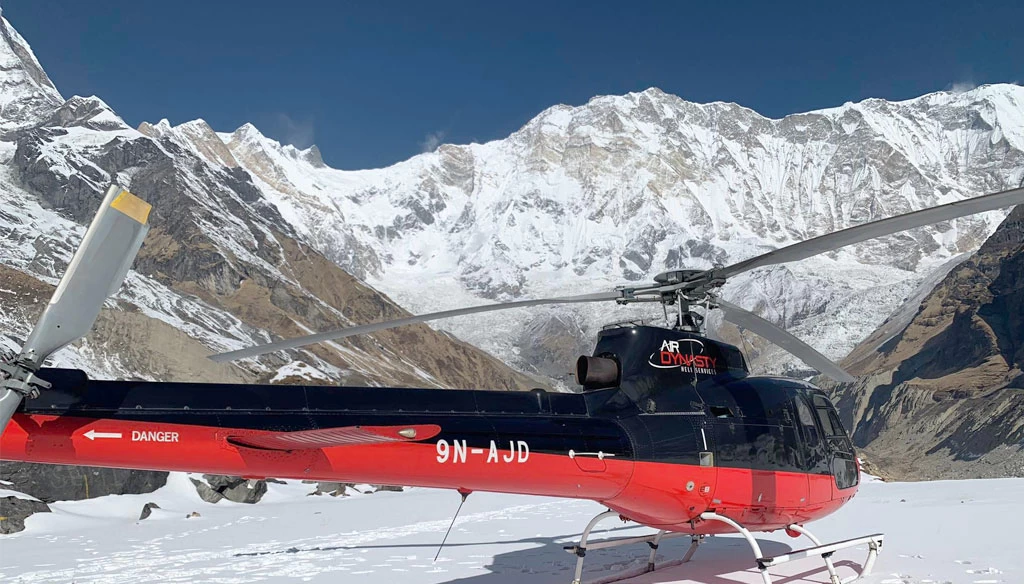 helicopter tour to annapurna