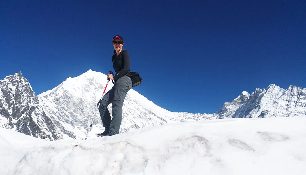 enroute to kyanjin ri during the langtang valley trek