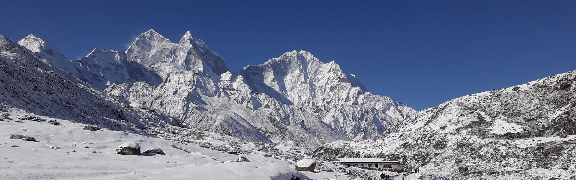 we enjoyed beautiful snowfall during our trek in November.