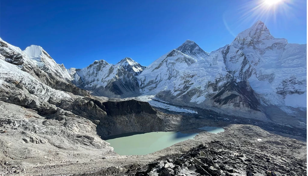 glacier at base camp