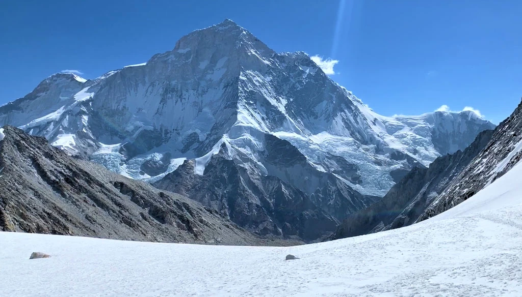 Mount Makalu As captured during the Sherpani Col pass trek.