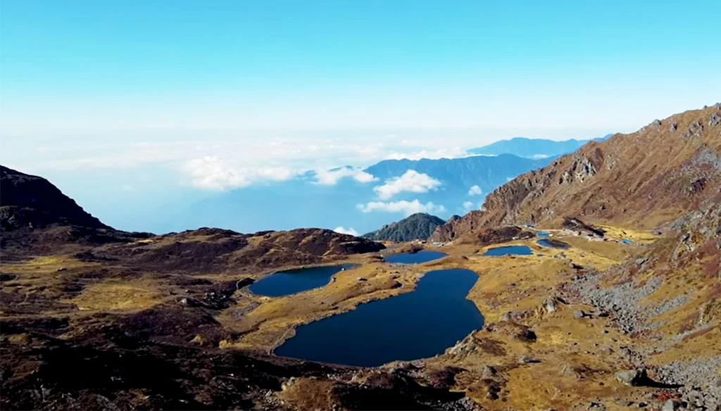 Panch Pokhari as captured EnRoute to The Jugal Himal Viewpoint.