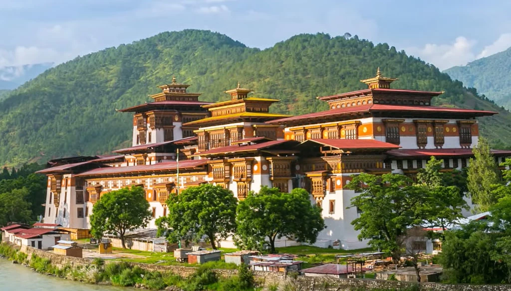 Rinpung Dzong Monastery in Bhutan.