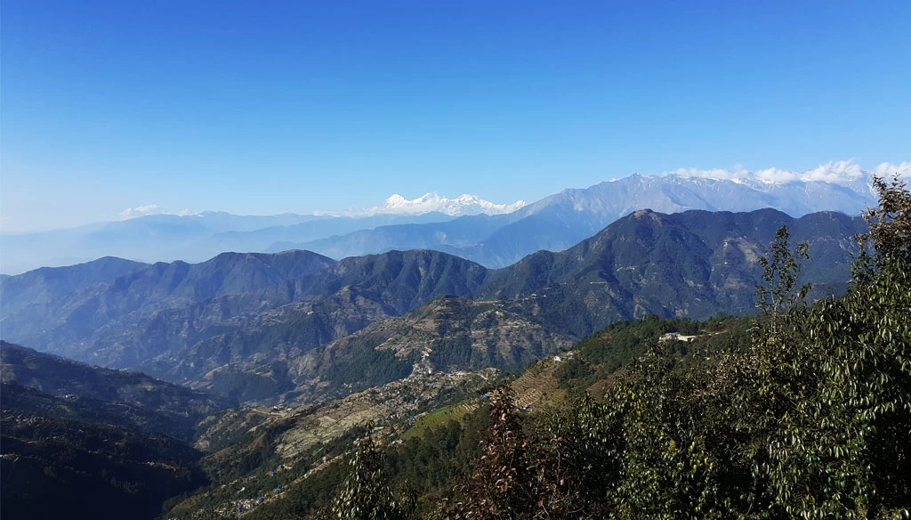 A beautiful mountains view we hike to Mulkharka