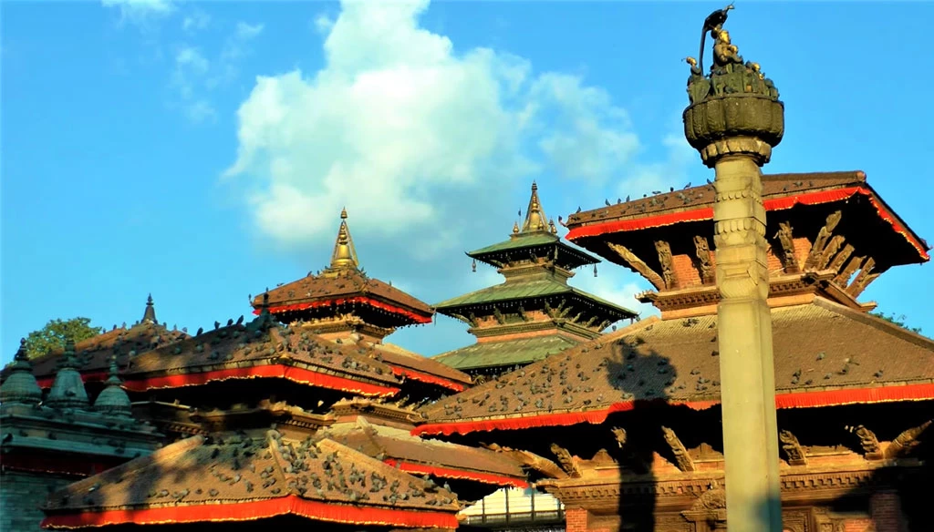 Temples in Kathmandu Durbar square.