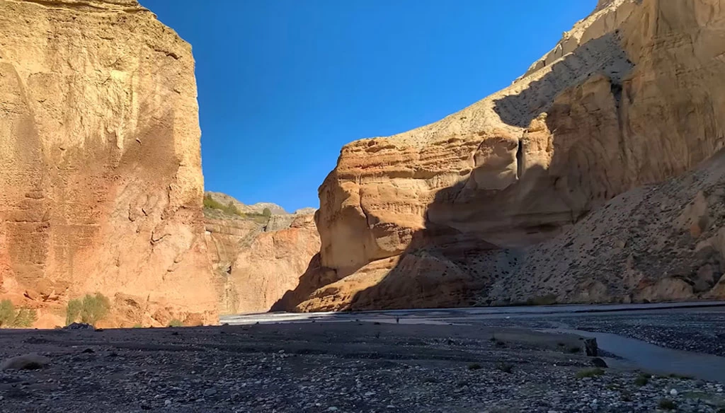 we can see several canyons during the upper mustang trekking in Nepal