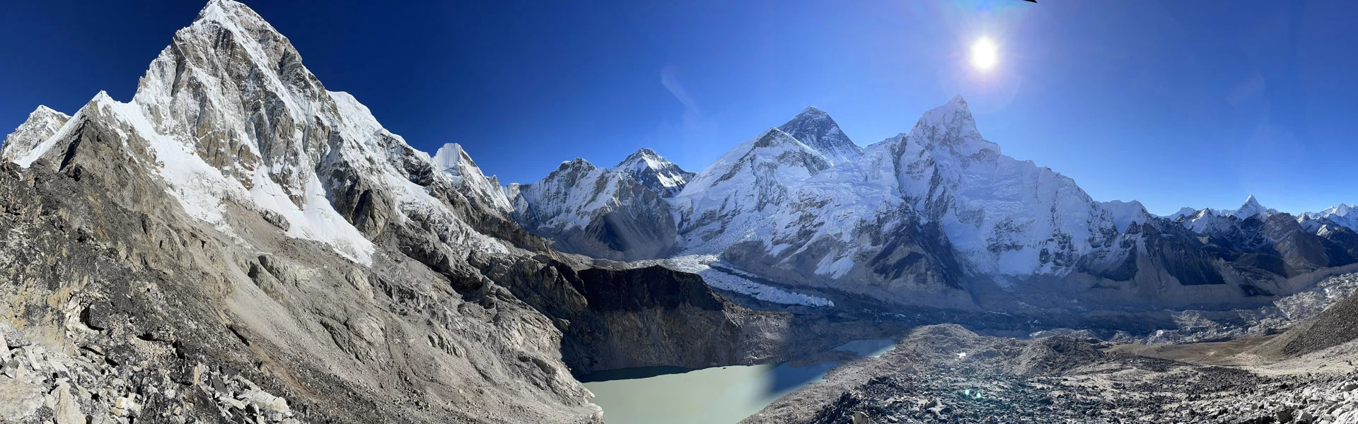 beautiful view from Everest Base Camp