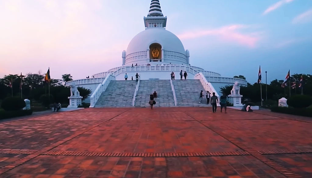 made by japanese government world peace stupa in lumbini