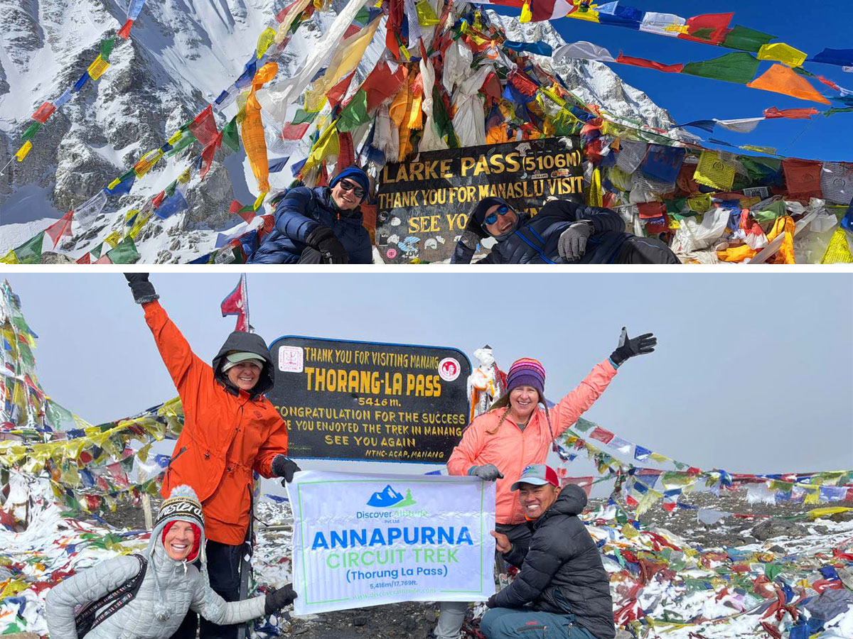 annapurna circuit and manaslu circuit trek