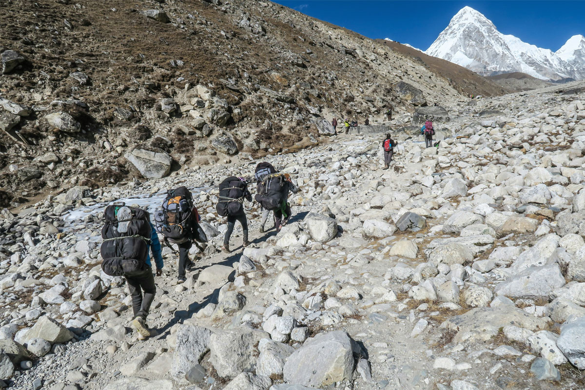 on the way ebc trek