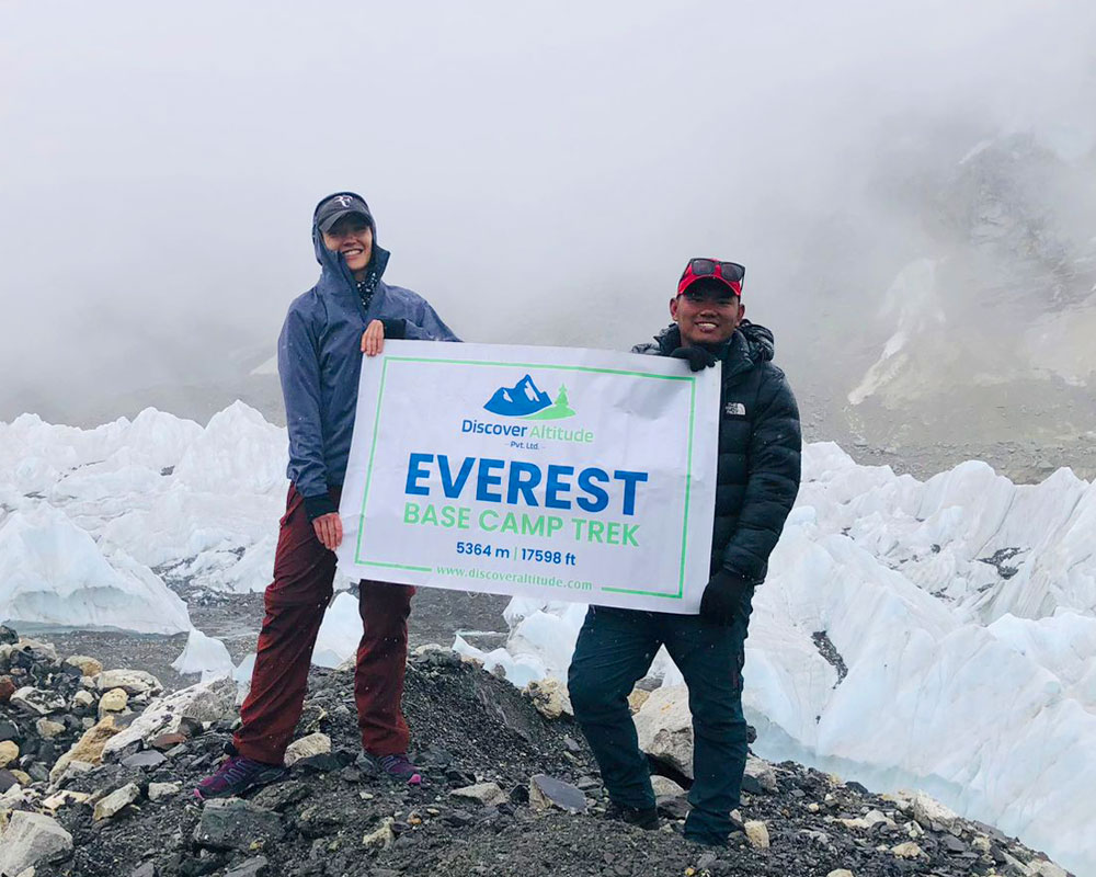 reached everest base camp 