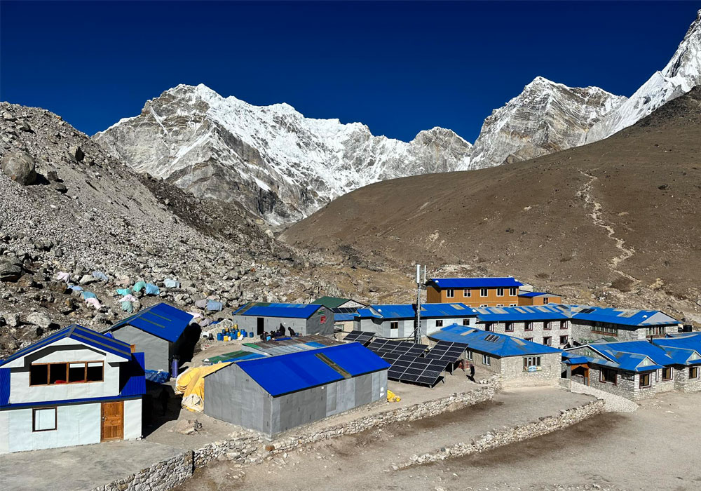 Gorakshep village