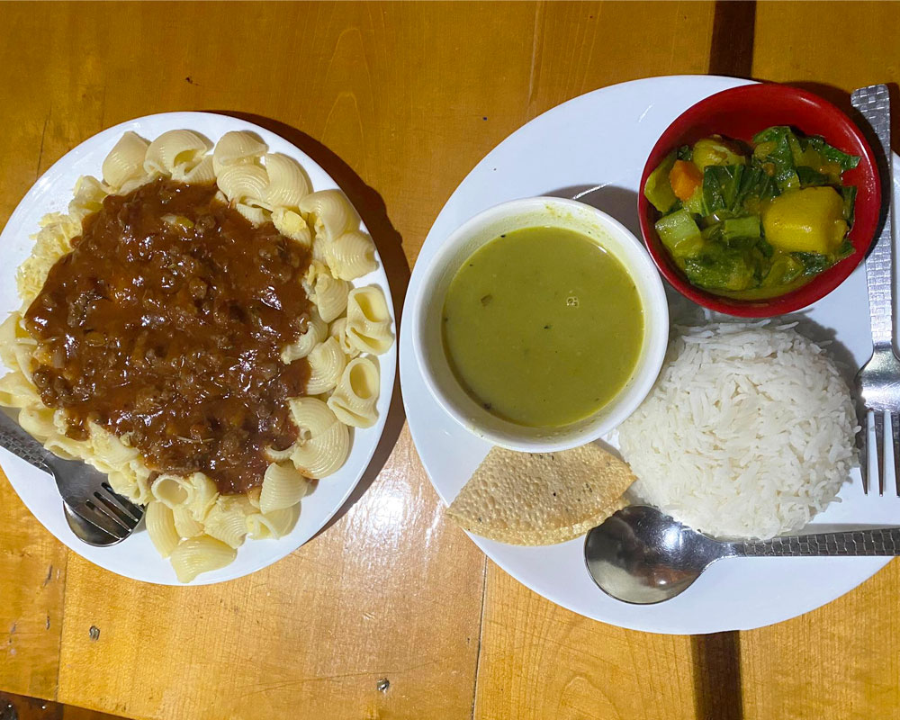 food during everest trek