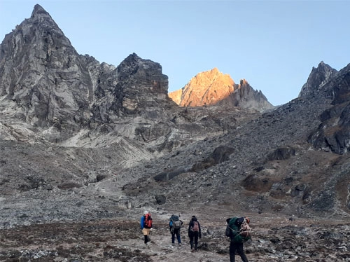 Way to Chola pass