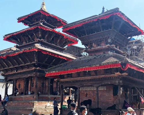  Temple At Durbarsquare