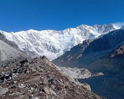  Glacier And Mountain View