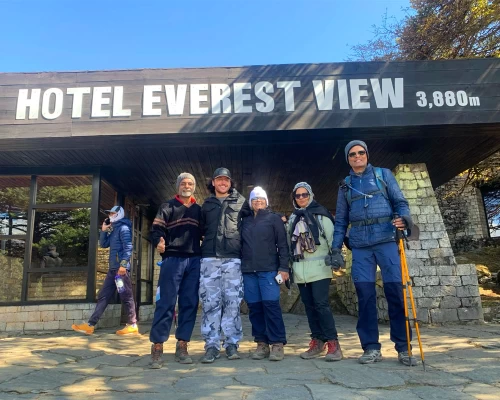 At Everest View Hotel