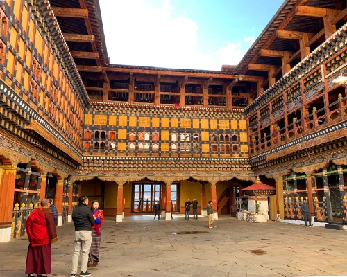 Beautiful Arts In Monastery