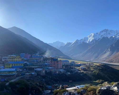 Beautiful Kyanjin Village After Earthquake