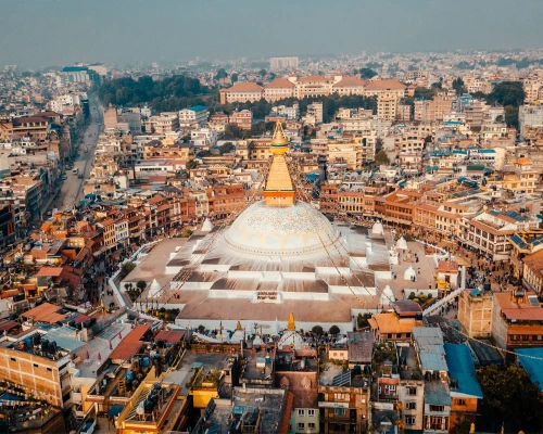 Bouddhanath Stupa View