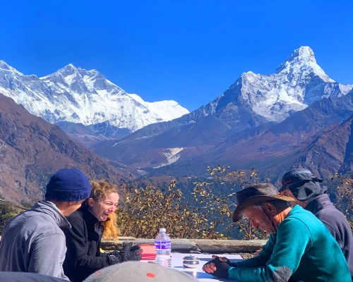 Breakfast Time At Everest View Hotel