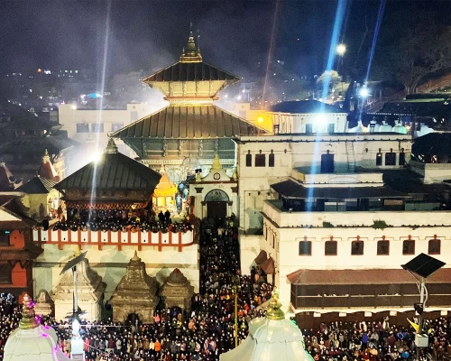 Crowd During Festival