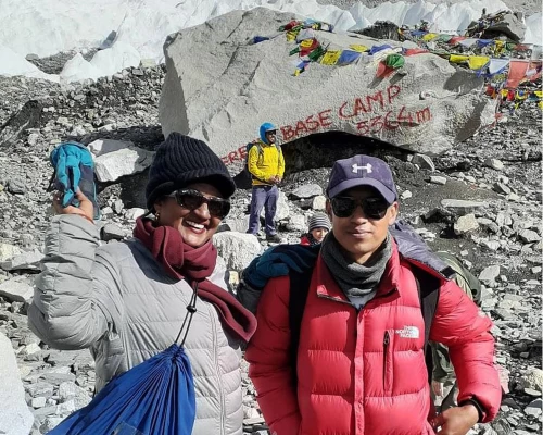 Everest Base Camp Reached