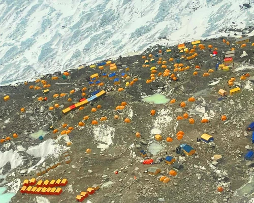 Everest Base Camp View From Helicopter