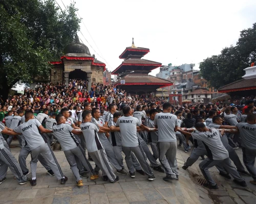 Festival In Kathmandu Durbarsquare