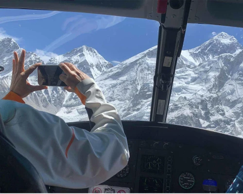 Front View From Helicopter While Returning Kathmandu
