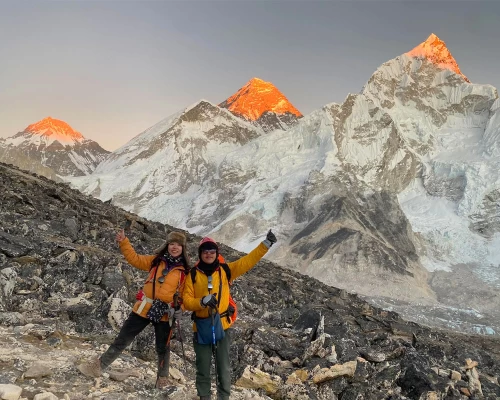 Golden Mount Everest