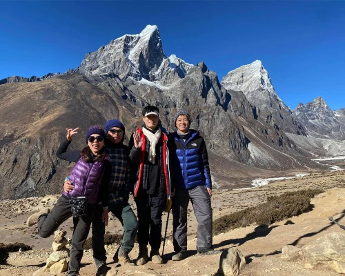 Group Enjoying Photograph