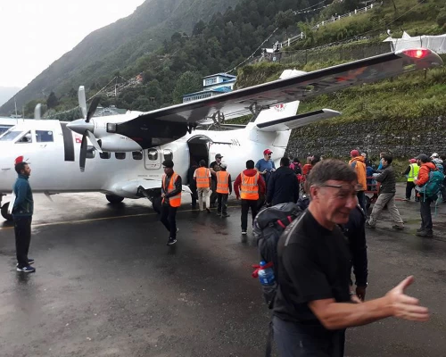 Landing At Lukla Airport