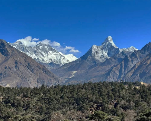 Mountain View From Everest View Hotel