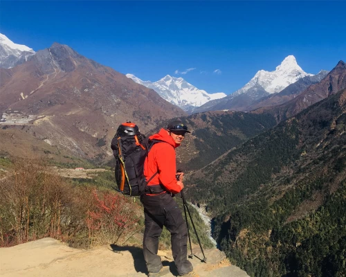 On The Way To Ama Dablam Base Camp