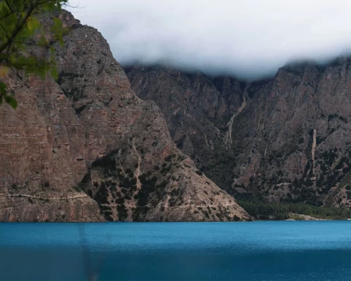 Phoksundo Lake As Pictured During The Lower Dolpo Trekking.
