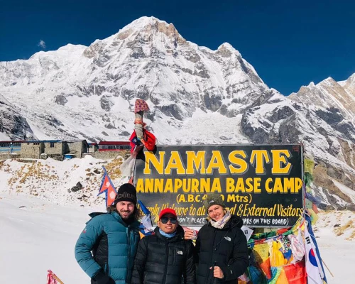 Photograph At Annapurna Base Camp