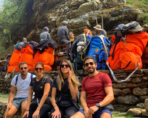 Rest Time During Poonhill Trek