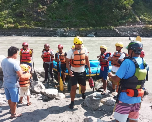 Short Brief Before Rafting