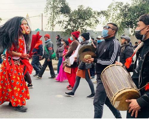 Street Festival In Kathmandu