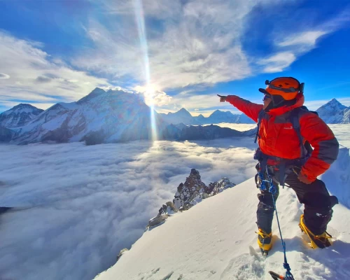 Sunrise And Mt Everest