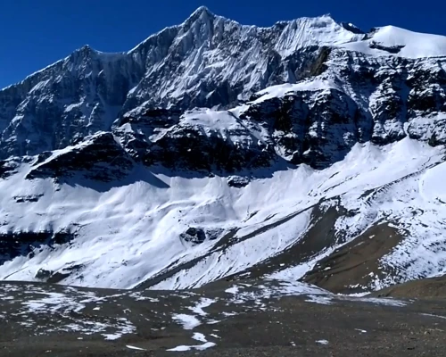 Tukuche Peak From Diffirent Prospective Captured During The Dhaulagiri Circuit Trekking.