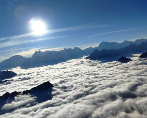 View From Ama Dablam Top