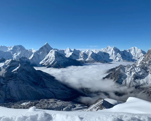 View From Top Of Lobuche