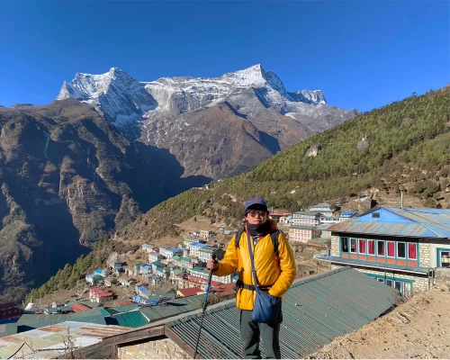 View Of Namche Bazaar