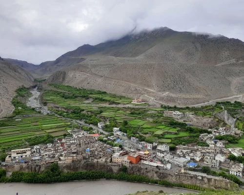 Village In Mustang