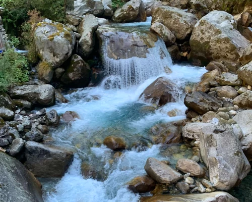 Waterfall During Trek